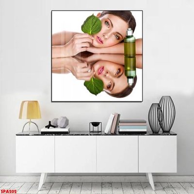 Download file gốc File tranh trang trí spa SPA202 (in lụa) tranh 3D