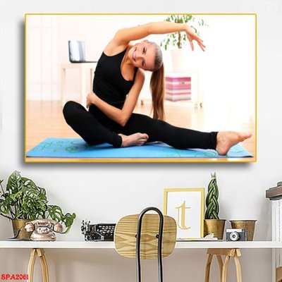 File gốc Tranh trang trí Spa SPA2061 (in tráng gương) sang trọng