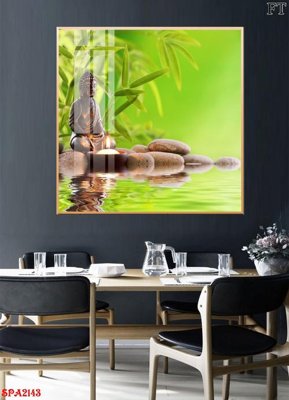 File tranh gốc Tranh trang trí Spa SPA2143 chủ đề hiện đại