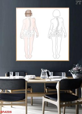 Tải file gốc in lụa Tranh trang trí Spa SPA2218 siêu nét