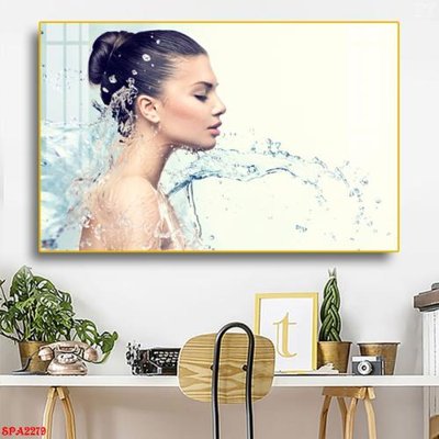 Ảnh gốc file in lụa Tranh trang trí Spa SPA2279 chi tiết