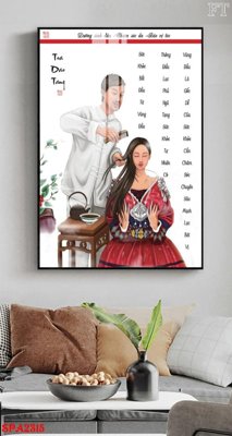 File tranh PSD Tranh trang trí Spa SPA2315 chất lượng cao