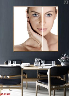 File tranh gốc Tranh trang trí Spa SPA2345 chủ đề hiện đại
