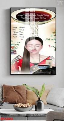 File tranh Tranh trang trí Spa SPA2346 (gốc) in film