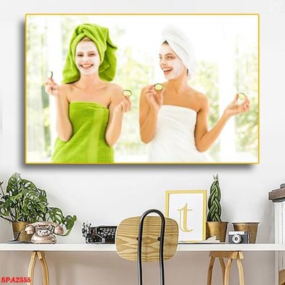 File gốc Tranh trang trí Spa SPA2355 (in mica) cắt laser