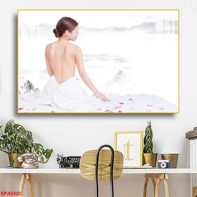 File in trần Tranh trang trí Spa SPA2400 (file gốc) chủ đề vũ trụ