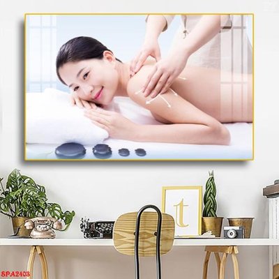 File PSD in ấn Tranh trang trí Spa SPA2403 (chất lượng cao)