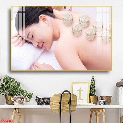 File gốc Tranh trang trí Spa SPA2429 (in lụa) trang trí tường
