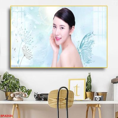 Download file Tranh trang trí Spa SPA2434 (gốc) in mica đèn LED