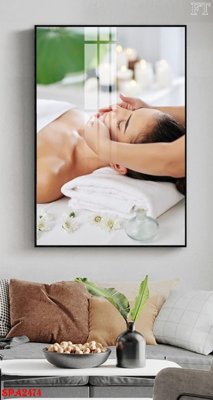 File tranh in trần Tranh trang trí Spa SPA2474 (ảnh gốc siêu nét)