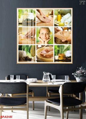File gốc Tranh trang trí Spa SPA2497 (in mica) trang trí