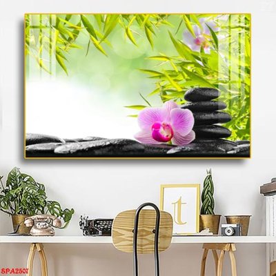 Hình ảnh file gốc in trần nhà Tranh trang trí Spa SPA2507