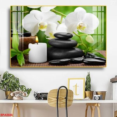 File tranh Tranh trang trí Spa SPA2535 (gốc) in vải canvas