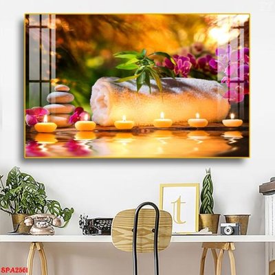 Download file gốc Tranh trang trí Spa SPA2561 (in mica) 3D