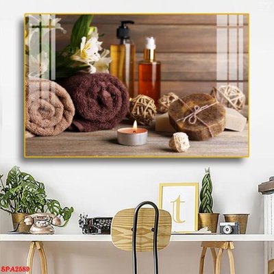 Ảnh mô tả file gốc in mica Tranh trang trí Spa SPA2589
