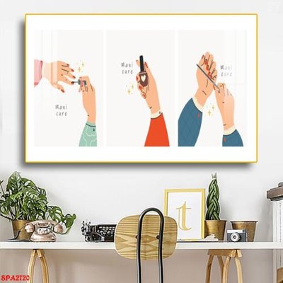 File PSD Tranh trang trí Spa SPA2720 (gốc) tách lớp chi tiết