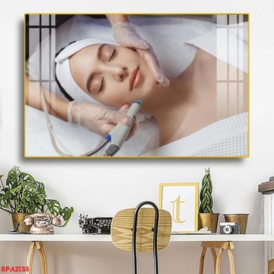 Ảnh gốc file in lụa Tranh trang trí Spa SPA2733 chi tiết