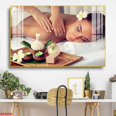 Download file Tranh trang trí Spa SPA2788 (gốc) in mica đèn LED