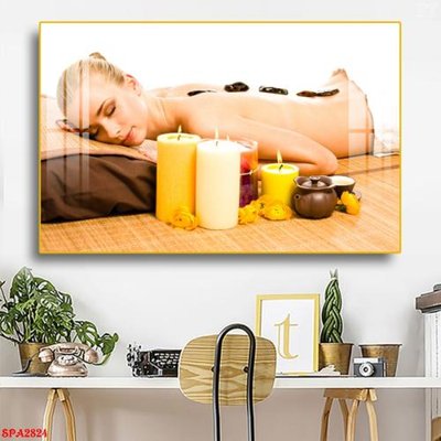 File gốc in ấn Tranh trang trí Spa SPA2824 chuẩn màu CMYK