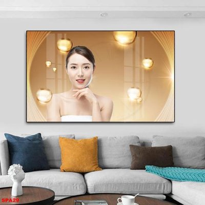File PSD File tranh trang trí spa SPA29 (bản gốc) dễ dàng edit