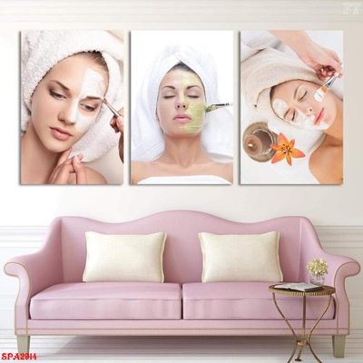File tranh Tranh trang trí Spa SPA2914 (gốc) phong cách tối giản