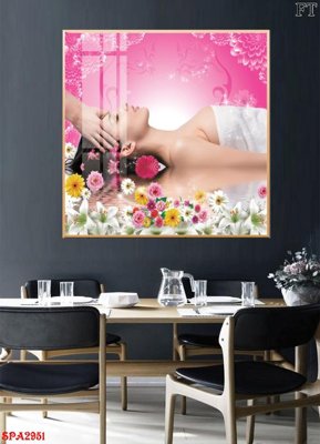 File tranh Tranh trang trí Spa SPA2951 (ảnh gốc) in trần 3D