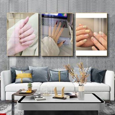 File gốc File tranh nail , tranh trang trí quán nail móng SPA3007 (ảnh chi tiết) để in trần