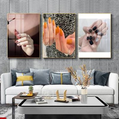 File gốc in tráng gương File tranh nail , tranh trang trí quán nail móng SPA3021 chi tiết