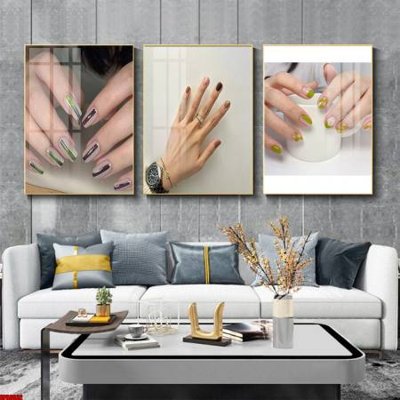 File tranh gốc File tranh nail , tranh trang trí quán nail móng SPA3032 chủ đề hiện đại
