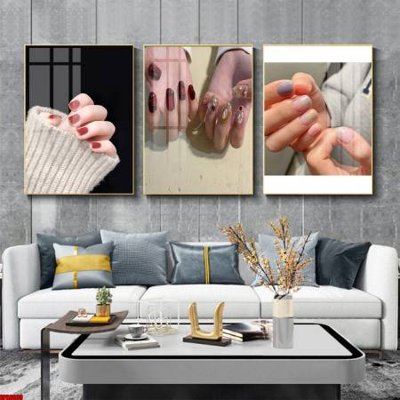 File gốc in tráng gương File tranh nail , tranh trang trí quán nail móng SPA3039 chi tiết