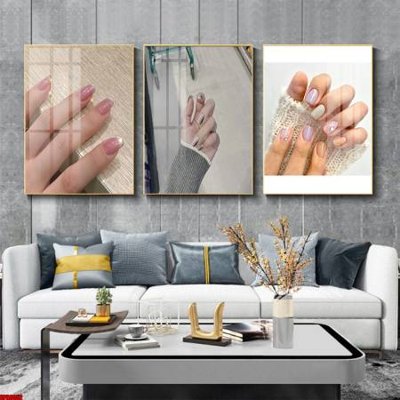 File gốc File tranh nail , tranh trang trí quán nail móng SPA3052 (ảnh chi tiết) để in ấn