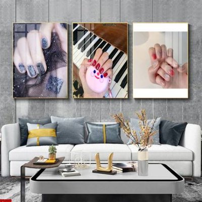 File tranh File tranh nail , tranh trang trí quán nail móng SPA3060 (gốc) chủ đề thành phố