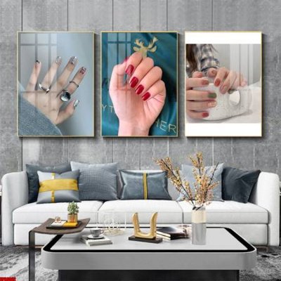 Tải file gốc File tranh nail , tranh trang trí quán nail móng SPA3062 (in bạt) quảng cáo