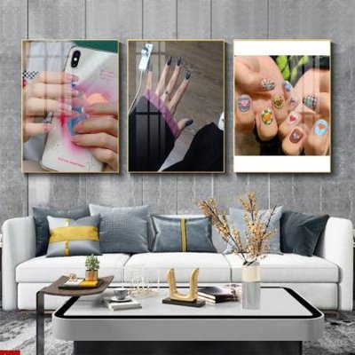 Download file File tranh nail , tranh trang trí quán nail móng SPA3063 (chất lượng in ấn)