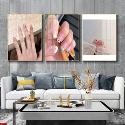 File PSD File tranh nail , tranh trang trí quán nail móng SPA3070 (bản gốc) dễ dàng edit