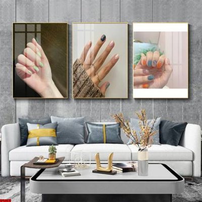 Cung cấp file tranh gốc File tranh nail , tranh trang trí quán nail móng SPA3079 độc quyền