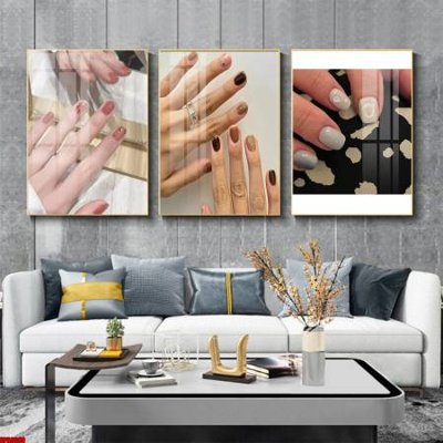 Tải về hình ảnh gốc File tranh nail , tranh trang trí quán nail móng SPA3088 sắc nét
