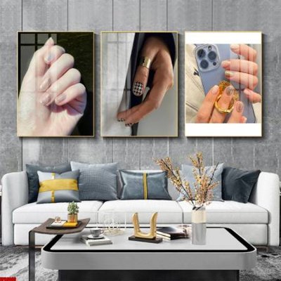 File tranh ảnh gốc File tranh nail , tranh trang trí quán nail móng SPA3099 dùng cho in khổ lớn