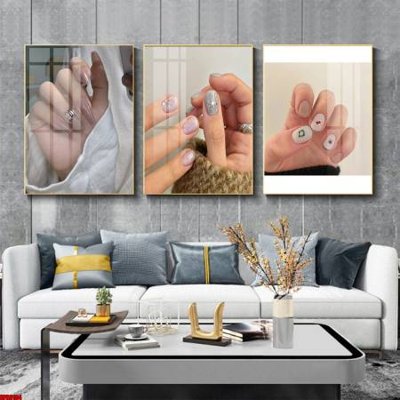 Download file gốc File tranh nail , tranh trang trí quán nail móng SPA3104 (in mica) trong suốt