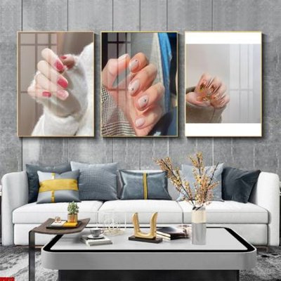 File gốc File tranh nail , tranh trang trí quán nail móng SPA3112 (cho in 3D) độc đáo