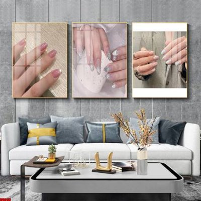 File tranh gốc File tranh nail , tranh trang trí quán nail móng SPA3123 (bản quyền) Filetranh.com