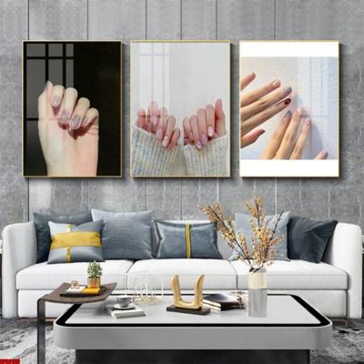 Cung cấp file tranh gốc File tranh nail , tranh trang trí quán nail móng SPA3139 độc quyền