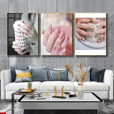 File gốc File tranh nail , tranh trang trí quán nail móng SPA3161 (cho in ấn) từ Filetranh.com