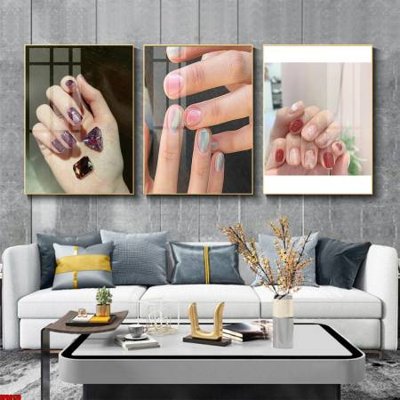 File PSD File tranh nail , tranh trang trí quán nail móng SPA3170 (gốc) cho in quảng cáo