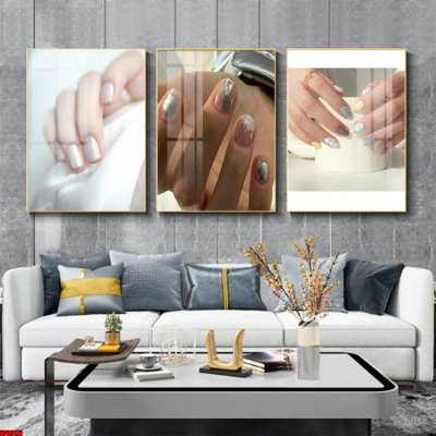 File tranh in trần 3D File tranh nail , tranh trang trí quán nail móng SPA3172 (ảnh gốc)