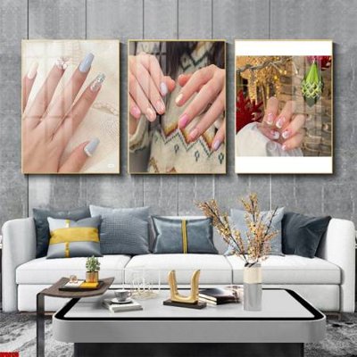 File in trần File tranh nail , tranh trang trí quán nail móng SPA3175 (bản gốc) đại dương