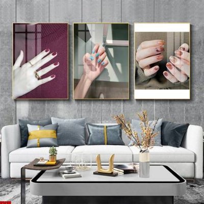 Tải file File tranh nail , tranh trang trí quán nail móng SPA3188 (gốc) chủ đề hoa sen