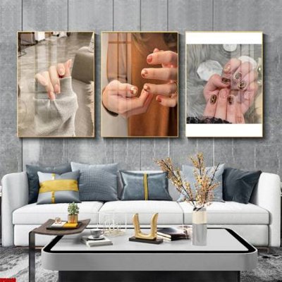 File ảnh File tranh nail , tranh trang trí quán nail móng SPA3209 (gốc) cho trang trí nhà hàng