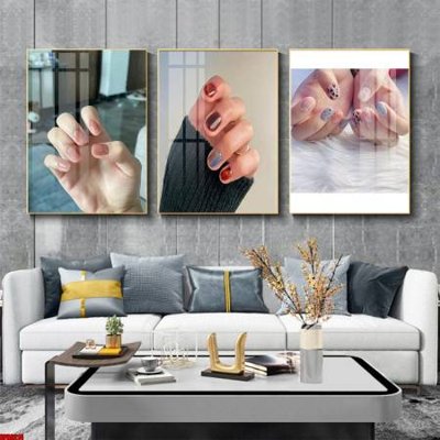 File gốc File tranh nail , tranh trang trí quán nail móng SPA3214 (chuẩn CMYK) cho nhà in