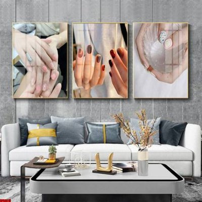 Tải file File tranh nail , tranh trang trí quán nail móng SPA3215 (PSD) cho in tranh 3D